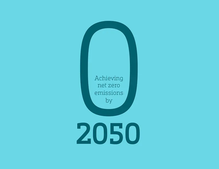 Achieving net zero emissions by 2050